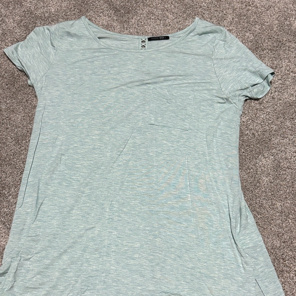 Papermoon Soft Blue Short Sleeve Tee
